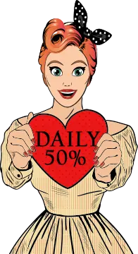 50% HASTA $100 CADA DÍA